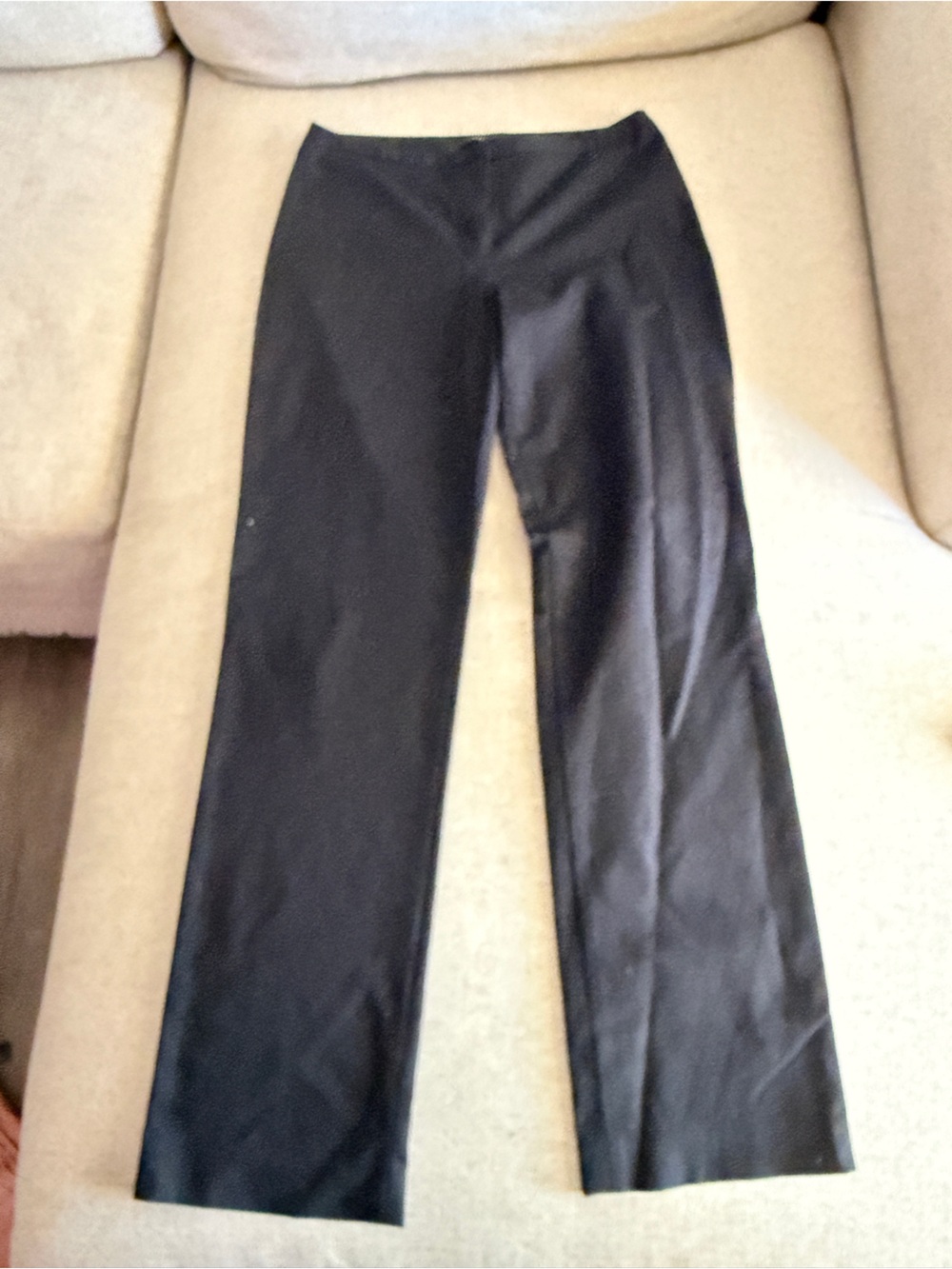 Tahari Black Wide-Leg Stretch Pants